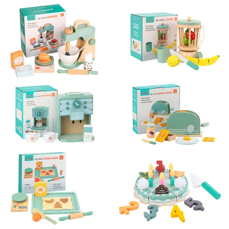 KABI Children Simulation Wooden Pretend Play Toy Kindergarten Parent-Child Interactive Toy, Style: Fruit Vegetable Juicer - Pretend Play Toys by KABI | Online Shopping South Africa | PMC Jewellery | Buy Now Pay Later Mobicred