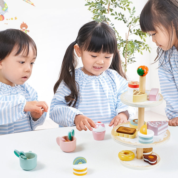 KABI Children Simulation Wooden Pretend Play Toy Kindergarten Parent-Child Interactive Toy, Style: Coffee Maker - Pretend Play Toys by KABI | Online Shopping South Africa | PMC Jewellery | Buy Now Pay Later Mobicred