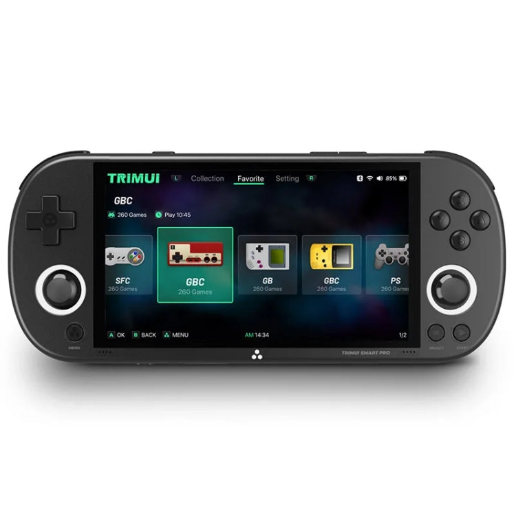 Trimui Smart Pro 4.96 Inch IPS Screen Handheld Game Console Open Source Linux System 256G(Black) - free shipping - PMC Jewellery - Order now!