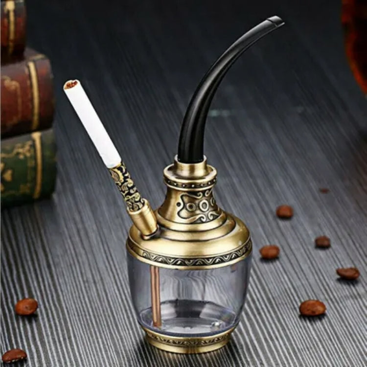 HENGDA HD-806 Dual Purpose Multifunctional Filtered Hookah With Long Hose(Gold) - Hookah Accessories by HENGDA | Online Shopping South Africa | PMC TechLife | Buy Now Pay Later Mobicred