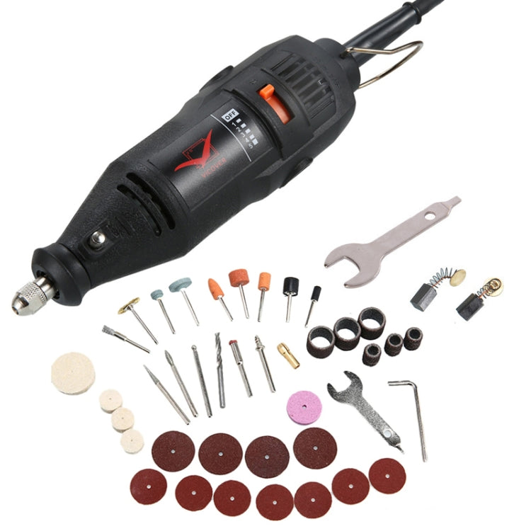 VICOVER Small Adjustable Speed Electrical Grinder Set Jade Carving Pen Polishing Tool EU Plug, Model: 40pcs Parts - Abrasive Tools & Accessories by VICOVER | Online Shopping South Africa | PMC Jewellery | Buy Now Pay Later Mobicred