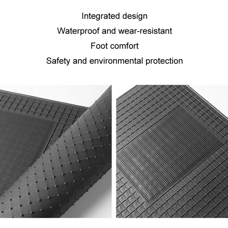 4pcs/Set Car PVC Anti-slip Waterproof Durable Floor Mats(Square) - Floor Mats by PMC TechLife | Online Shopping South Africa | PMC TechLife | Buy Now Pay Later Mobicred