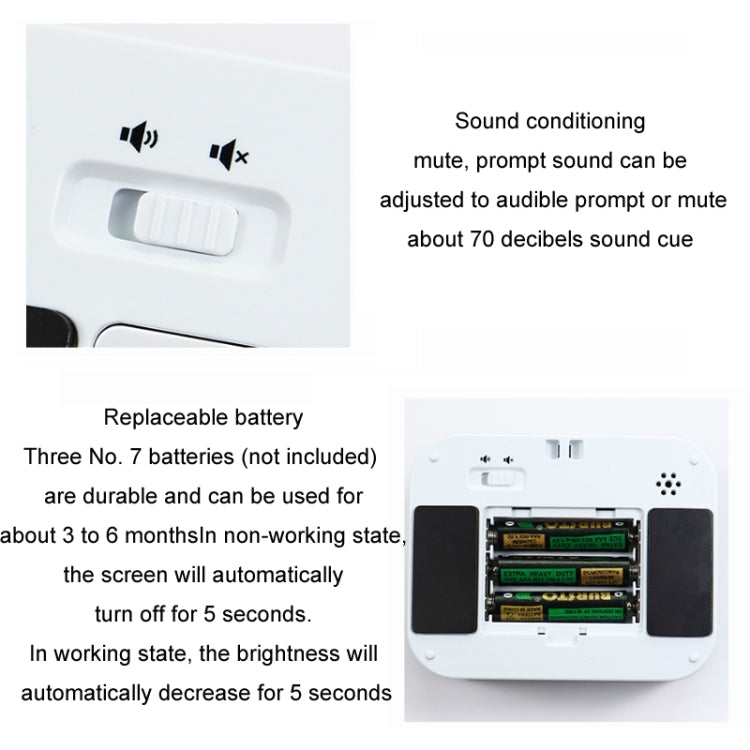 YS LED Rotating Timer IlSent Kitchen Time Manager(White) - free shipping - PMc TechLife - Order now!