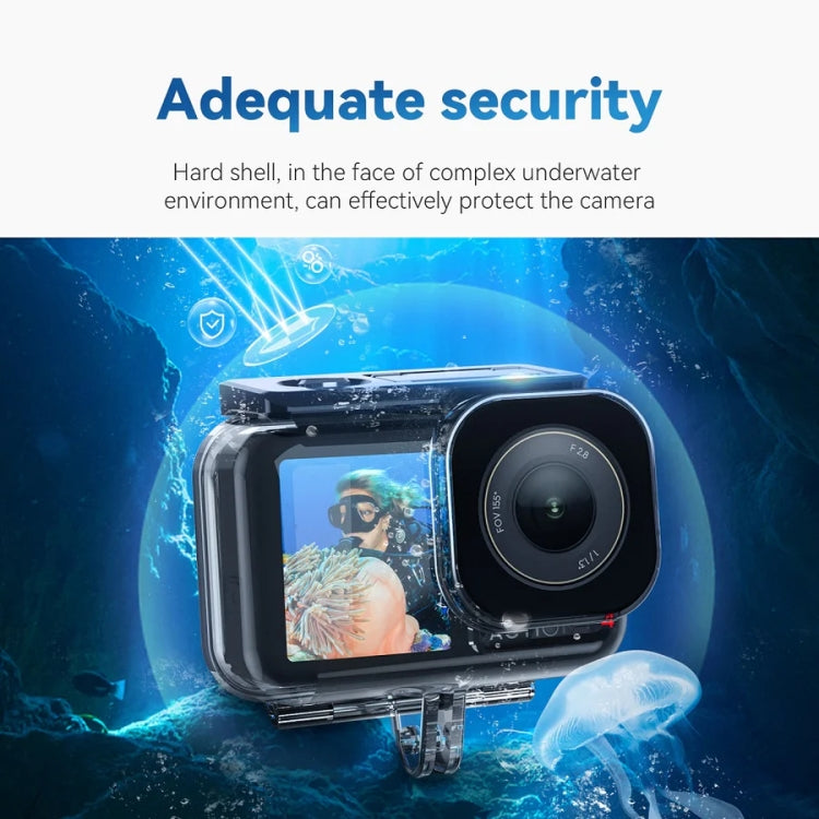 For DJI Osmo Action 3 / 4 TELESIN OA-WTP-003 45m Waterproof Shell Sealed Diving Case -  by TELESIN | Online Shopping South Africa | PMC Jewellery | Buy Now Pay Later Mobicred