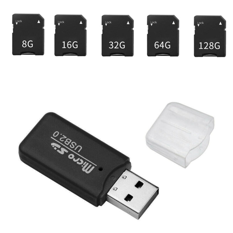 CCD Digital Camera Memory Card + Card Reader(64G) -  by PMC Jewellery | Online Shopping South Africa | PMC Jewellery | Buy Now Pay Later Mobicred