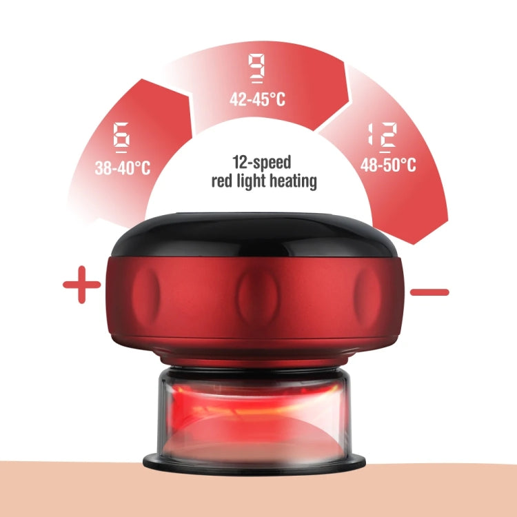 12-speed Remote Control Cupping Therapy Massager Set with 3 Cups(Black) - free shipping - PMC TechLife - Order now!