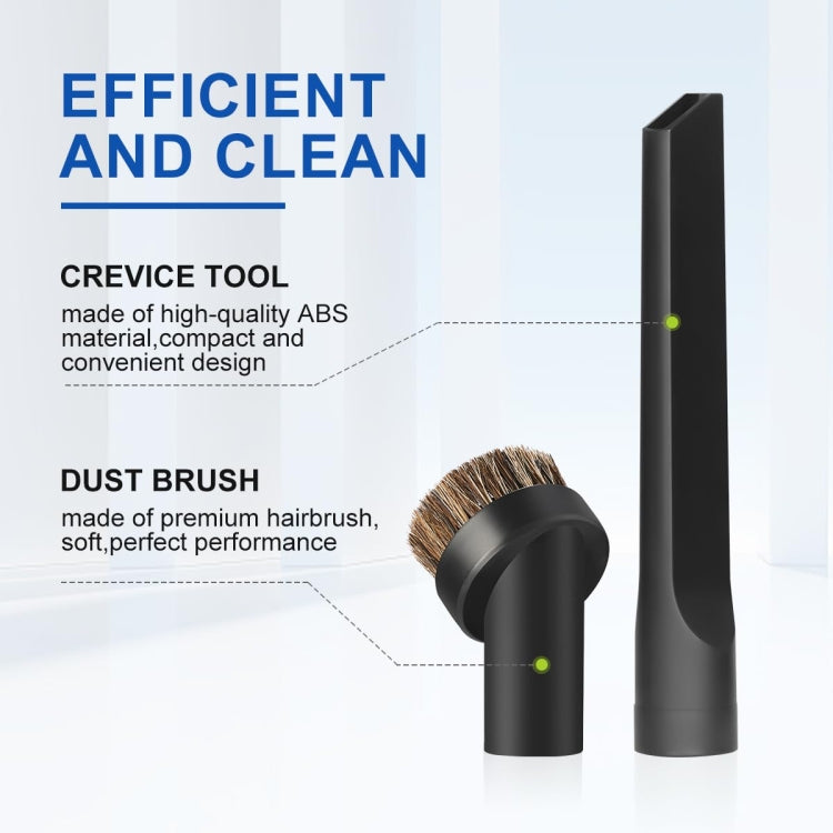 9 In 1 Set 2 Universal Vacuum Attachments 32mm Nozzle Adapter Accessories Cleaning Kit - Other Accessories by PMC TechLife | Online Shopping South Africa | PMC TechLife | Buy Now Pay Later Mobicred