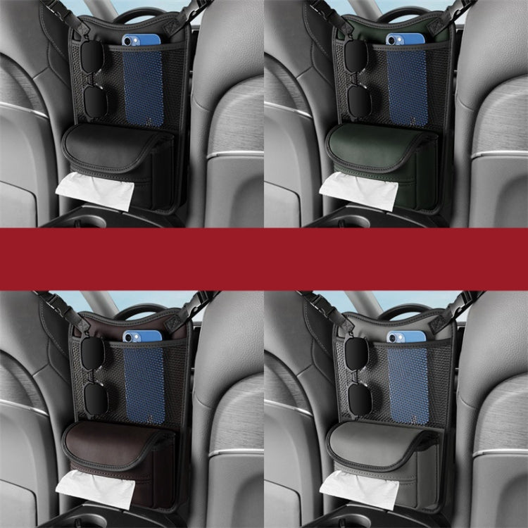Car Between Seats Organizer Multifunctional Storage Bag Front And Back Dual Usage Tissue Box(Grey) - Stowing Tidying by PMC TechLife | Online Shopping South Africa | PMC TechLife | Buy Now Pay Later Mobicred