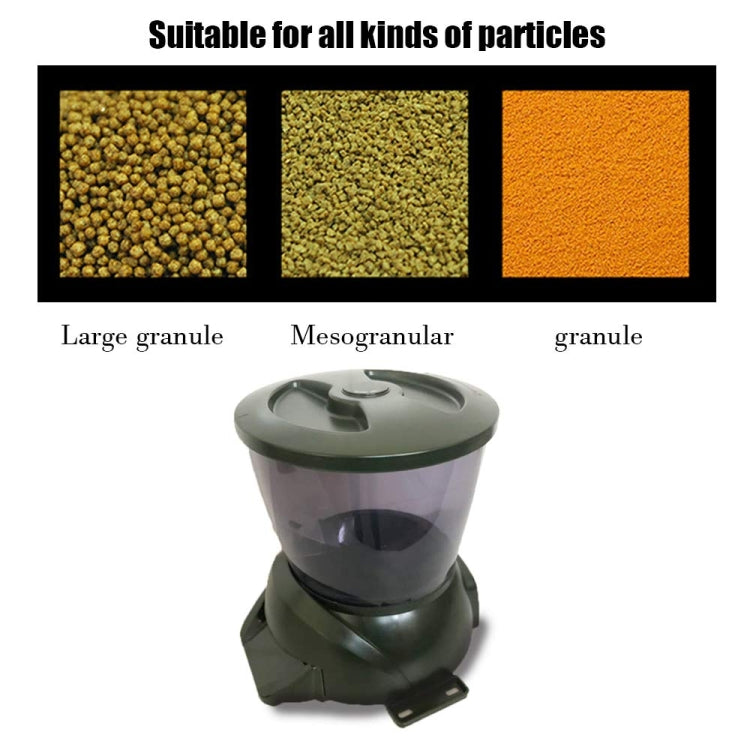 4.25L Aquarium Automatic Feeder Timing Dosing Fish Tank Pond Feeder(Green) - Feeders by PMC TechLife | Online Shopping South Africa | PMC TechLife | Buy Now Pay Later Mobicred
