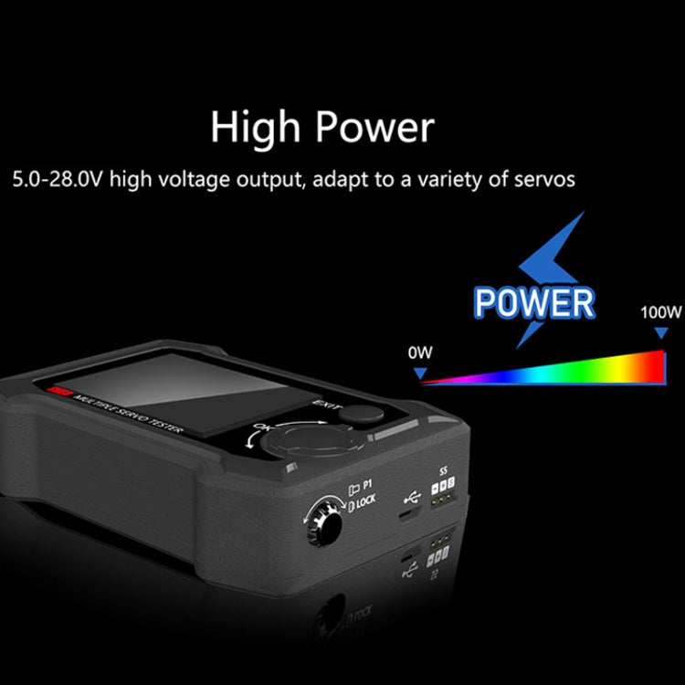 ToolkitRC ST8 Multi-Channel Servo Tester Signal Test Current Collector(Black) - free shipping - PMC Jewellery - Order now!