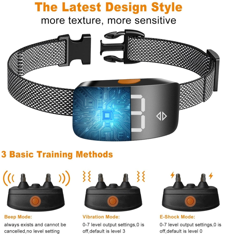 Intelligent Stop Bark Dog Trainer Anti-Barking Pet Supplies(Black) - Training Aids by PMC TechLife | Online Shopping South Africa | PMC TechLife | Buy Now Pay Later Mobicred