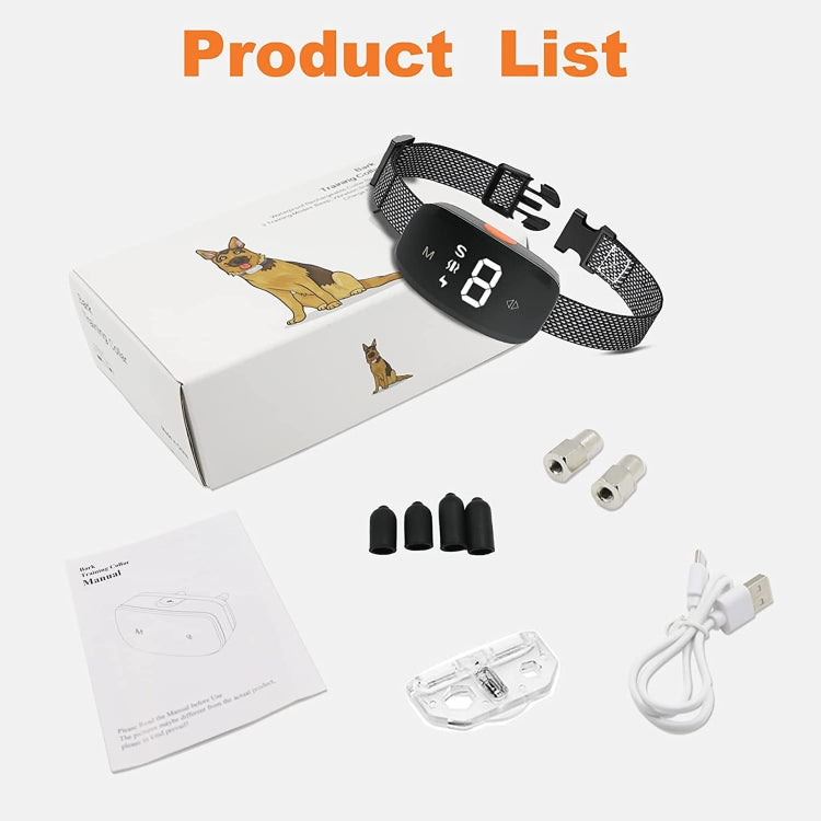 Intelligent Stop Bark Dog Trainer Anti-Barking Pet Supplies(Black) - Training Aids by PMC TechLife | Online Shopping South Africa | PMC TechLife | Buy Now Pay Later Mobicred