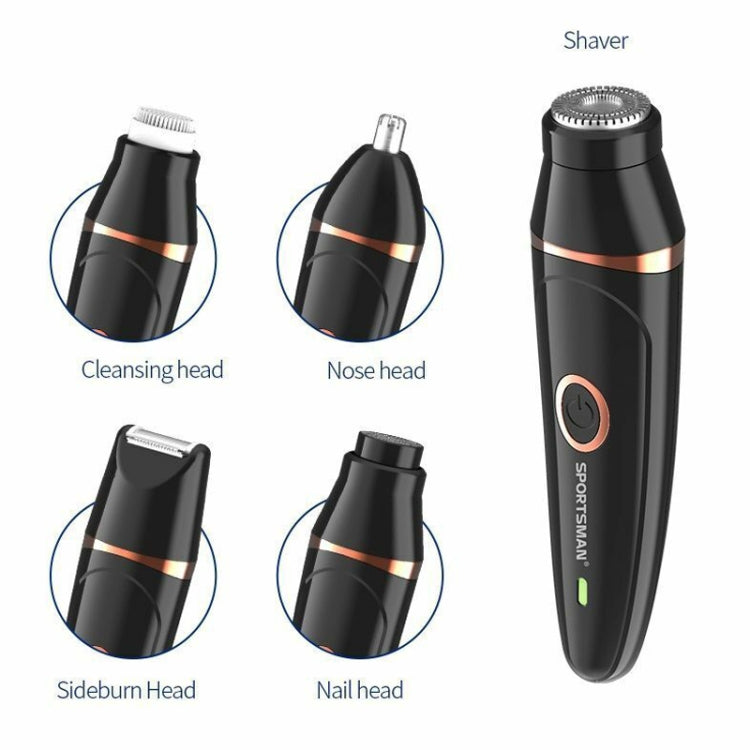 SPORTSMAN SM-425 5 In 1 Multifunctional Shaving Cleansing Sideburns Nose Hair Trimmer - Electric Shavers by SPORTSMAN | Online Shopping South Africa | PMC Jewellery | Buy Now Pay Later Mobicred