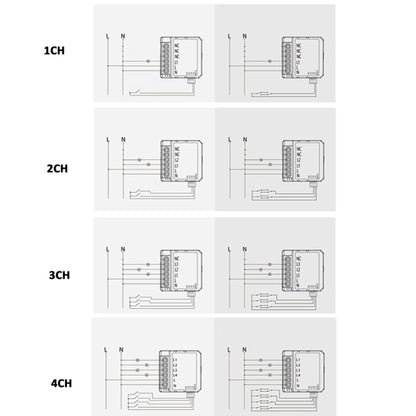 4CH WiFi Smart Switch Module For Alexa / Google Home / Tuya Smart Life APP - Smart Switch by PMC Jewellery | Online Shopping South Africa | PMC Jewellery | Buy Now Pay Later Mobicred