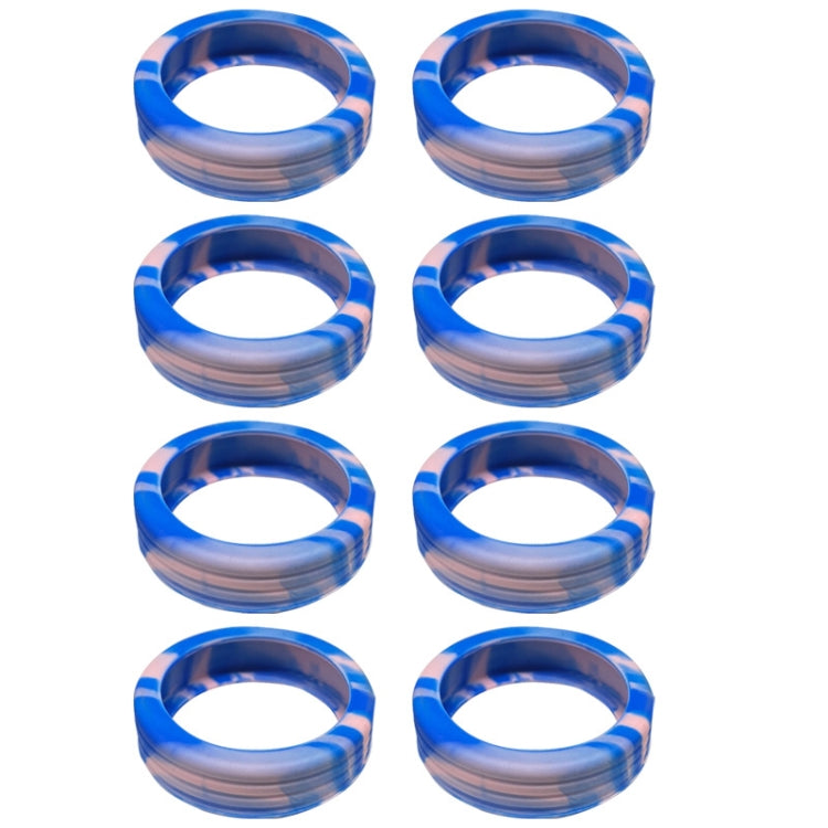 8pcs /Set Luggage Wheel Silicone Protective Cover Swivel Chair Wheel Sound Reducing Cover, Size: Large 5-7cm Wheels(Blue Mixed Pink) - Accessories by PMC Jewellery | Online Shopping South Africa | PMC Jewellery | Buy Now Pay Later Mobicred