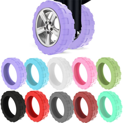 8pcs /Set Luggage Wheel Silicone Protective Cover Swivel Chair Wheel Sound Reducing Cover, Size: Large 5-7cm Wheels(4 Generation Pink) - Accessories by PMC Jewellery | Online Shopping South Africa | PMC Jewellery | Buy Now Pay Later Mobicred