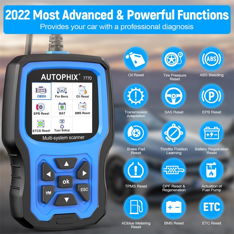 AUTOPHIX 7770 For Mercedes Benz Car Full System OBDII Diagnostic Tool Maintenance Tester - Code Readers & Scan Tools by AUTOPHIX | Online Shopping South Africa | PMC Jewellery | Buy Now Pay Later Mobicred