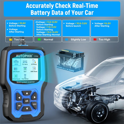 AUTOPHIX 7770 For Mercedes Benz Car Full System OBDII Diagnostic Tool Maintenance Tester - Code Readers & Scan Tools by AUTOPHIX | Online Shopping South Africa | PMC Jewellery | Buy Now Pay Later Mobicred