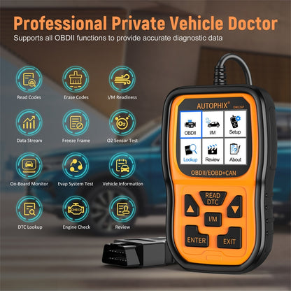 AUTOPHIX OM126P OBD2 Automotive Scanner Car Engine Diagnosis Tool - Code Readers & Scan Tools by AUTOPHIX | Online Shopping South Africa | PMC Jewellery | Buy Now Pay Later Mobicred