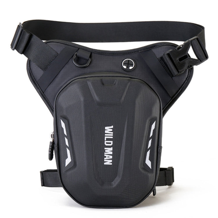 WILD MAN L1 3L Outdoor Motorcycle Riding Hard Shell Waist Bag Sports Cross-body Bag(Black) - Bags & Luggages by WILD MAN | Online Shopping South Africa | PMC Jewellery | Buy Now Pay Later Mobicred