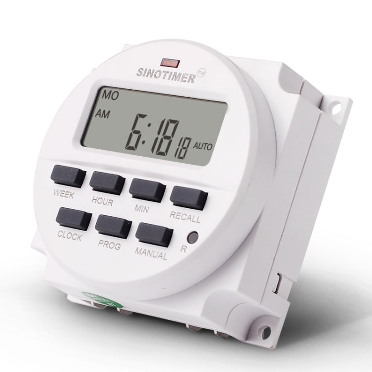 SINOTIMER TM618N-1 110V 7 Days Weekly Programmable Digital Electronic Timer Switch - Switch by SINOTIMER | Online Shopping South Africa | PMC Jewellery | Buy Now Pay Later Mobicred