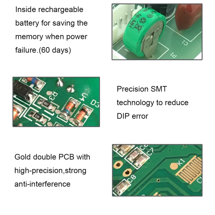 SINOTIMER CN101S-5V 1 Second Interval Digital LCD Timer Switch 7 Days Weekly Programmable Time Relay - Switch by SINOTIMER | Online Shopping South Africa | PMC TechLife | Buy Now Pay Later Mobicred