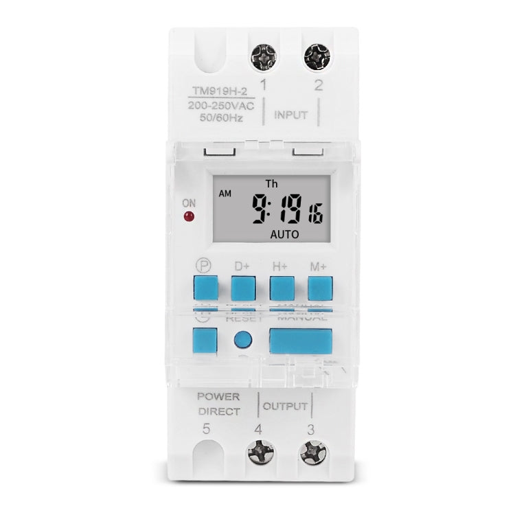 SINOTIMER TM919H-1 110V 16A DIN Rail 4 Pins Voltage Output Digital Switch Timer Automatic Cycle Timing Controller - Switch by SINOTIMER | Online Shopping South Africa | PMC Jewellery | Buy Now Pay Later Mobicred