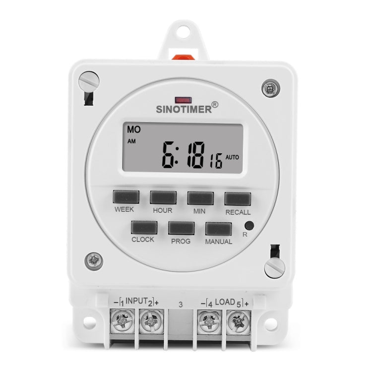 SINOTIMER TM618E -2 220V Smart Digital 7 Days Programmable Timer Switch 16A Controller With Mounting Base - Switch by SINOTIMER | Online Shopping South Africa | PMC Jewellery | Buy Now Pay Later Mobicred