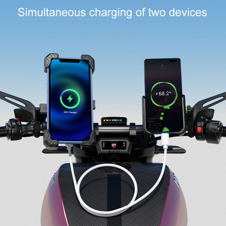 Kewig Motorcycle Navigation Phone Holder Outdoor Riding Charging Bracket, Model: M11-G2-A2 - Holder by Kewig | Online Shopping South Africa | PMC TechLife | Buy Now Pay Later Mobicred