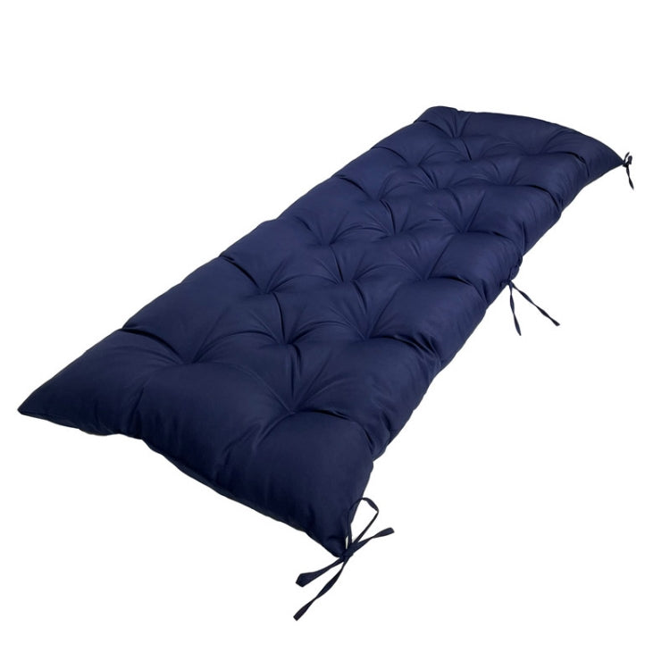 100x50x8cm Outdoor Bench Waterproof Sunscreen Thickened Soft Cushion(Navy Blue) - Cushions & Pillows by PMc TechLife | Online Shopping South Africa | PMc TechLife | Buy Now Pay Later Mobicred