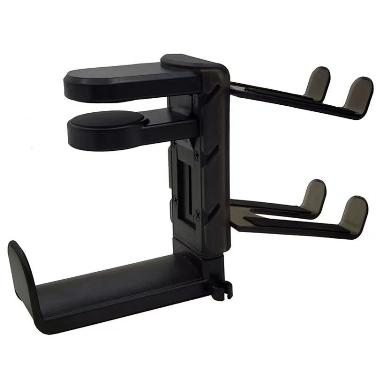 360 Degree Rotation Headset Bracket With Game Handle Organizer(Black) - Headset Stand by PMC TechLife | Online Shopping South Africa | PMC TechLife | Buy Now Pay Later Mobicred