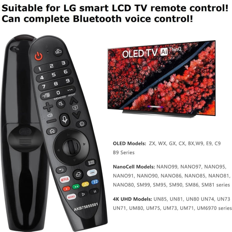 For LG TV Bluetooth Handheld Infrared Voice Multi-Function Remote Control(AKB75855501) - TV by PMC Jewellery | Online Shopping South Africa | PMC Jewellery | Buy Now Pay Later Mobicred