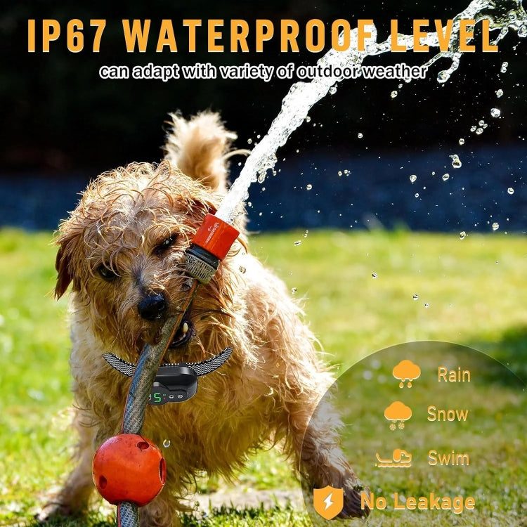 Anti-False Triggering Dog Bark Collar Waterproof Bark Stopper with 5 Adjustable Sensitivity(White) - Training Aids by PMC TechLife | Online Shopping South Africa | PMC TechLife | Buy Now Pay Later Mobicred