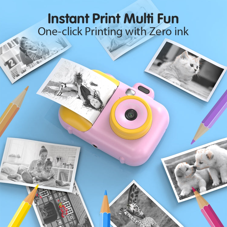 2.4-Inch Smart Digital Kids Thermal Printing Camera With Printing Paper, Color: 503J Pink Fixed Focus - Children Cameras by PMC Jewellery | Online Shopping South Africa | PMC Jewellery | Buy Now Pay Later Mobicred