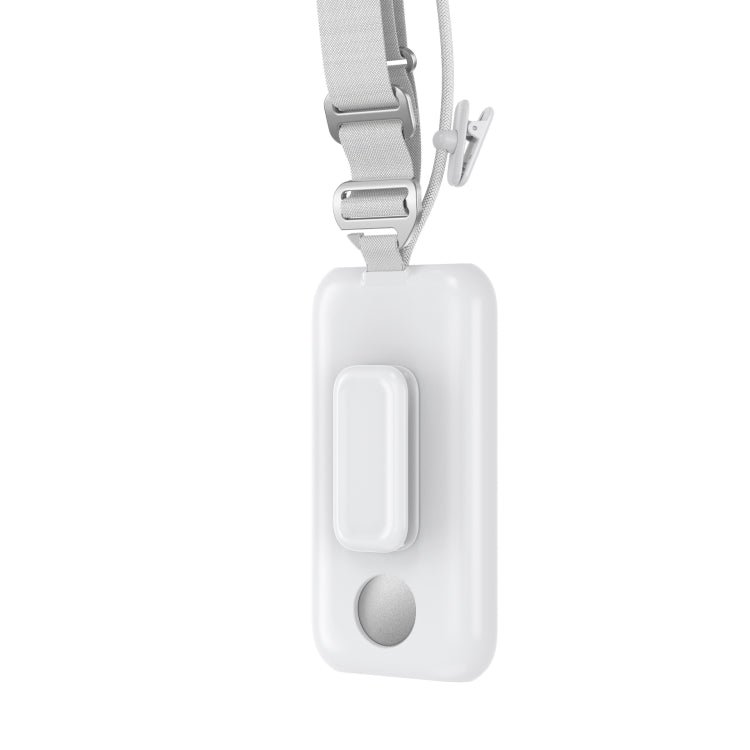 For Apple Vision Pro Battery PC Case Holder With Belt Clip And Shoulder Strap VR Headset Accessory(White) - free shipping - PMC Jewellery - Order now!
