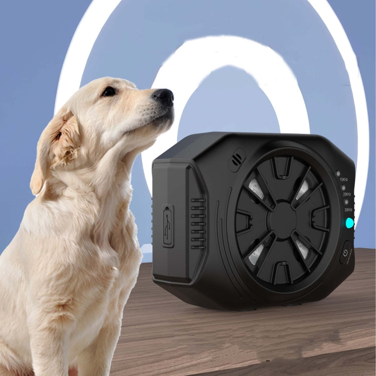 Ultrasonic Anti Dog Bark Device 3 Adjustable Levels Waterproof Bark Silencer(Black) - Training Aids by PMC TechLife | Online Shopping South Africa | PMC TechLife | Buy Now Pay Later Mobicred