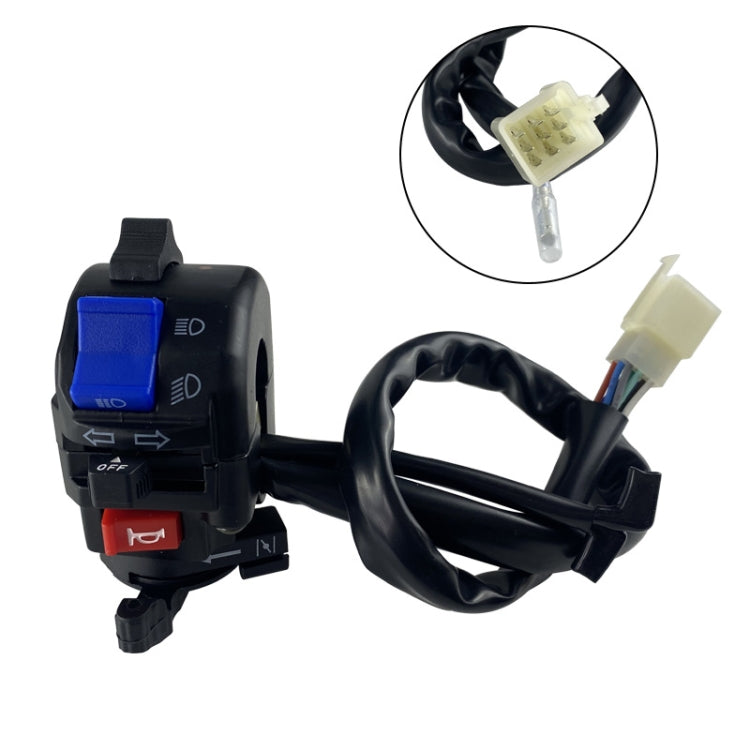 For Storm Taizi 150 Motorcycle Left And Right Handlebar Switch Assembly(Silver) - Grips by PMC TechLife | Online Shopping South Africa | PMC TechLife | Buy Now Pay Later Mobicred