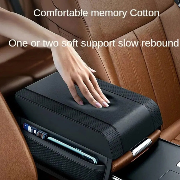 Car Armrest Box Heightening Pad Memory Foam Elbow Support(Dark Brown) - Stowing Tidying by PMC TechLife | Online Shopping South Africa | PMC TechLife | Buy Now Pay Later Mobicred