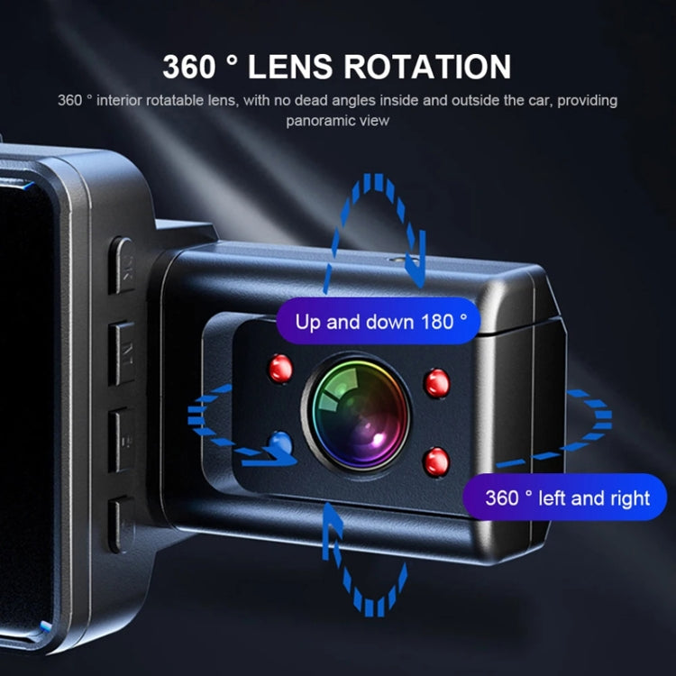 WIFI 3 Lens 1080P Night Vision Video Driving Recorder - Car DVRs by PMC TechLife | Online Shopping South Africa | PMC TechLife | Buy Now Pay Later Mobicred