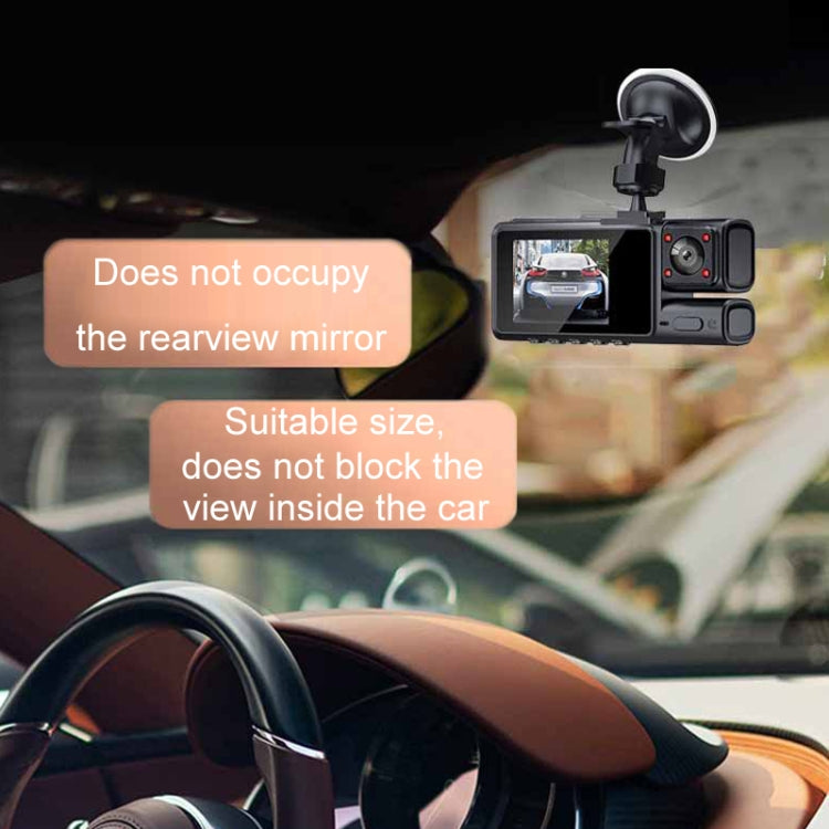 3 Lens HD 1080P Infrared Night Vision WIFI Mobile Phone Playback Driving Recorder - Car DVRs by PMC TechLife | Online Shopping South Africa | PMC TechLife | Buy Now Pay Later Mobicred