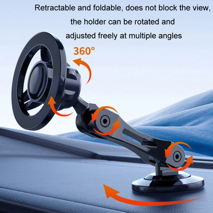 Magsafe Car Magnetic Rotating Adjustable Mobile Phone Holder(Orange) - Car Holders by PMC Jewellery | Online Shopping South Africa | PMC Jewellery | Buy Now Pay Later Mobicred