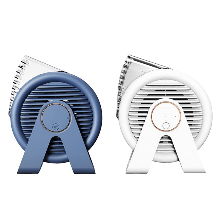F7 Snail-shaped Desktop Mini Portable Bladeless Air Circulation Fan(Blue) - Electric Fans by PMC TechLife | Online Shopping South Africa | PMC TechLife | Buy Now Pay Later Mobicred