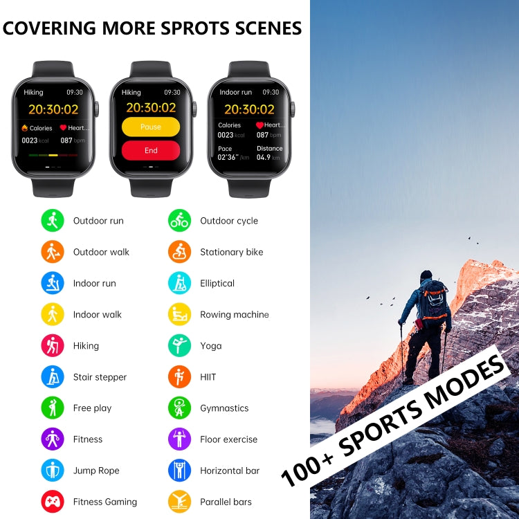 F70  2.1 Inch Screen Smart Watch With Blood Sugar/Blood Oxygen Monitoring /SOS Alarm/100+ Sports Modes, Color: Black Gray - Smart Watches by PMC Jewellery | Online Shopping South Africa | PMC Jewellery | Buy Now Pay Later Mobicred