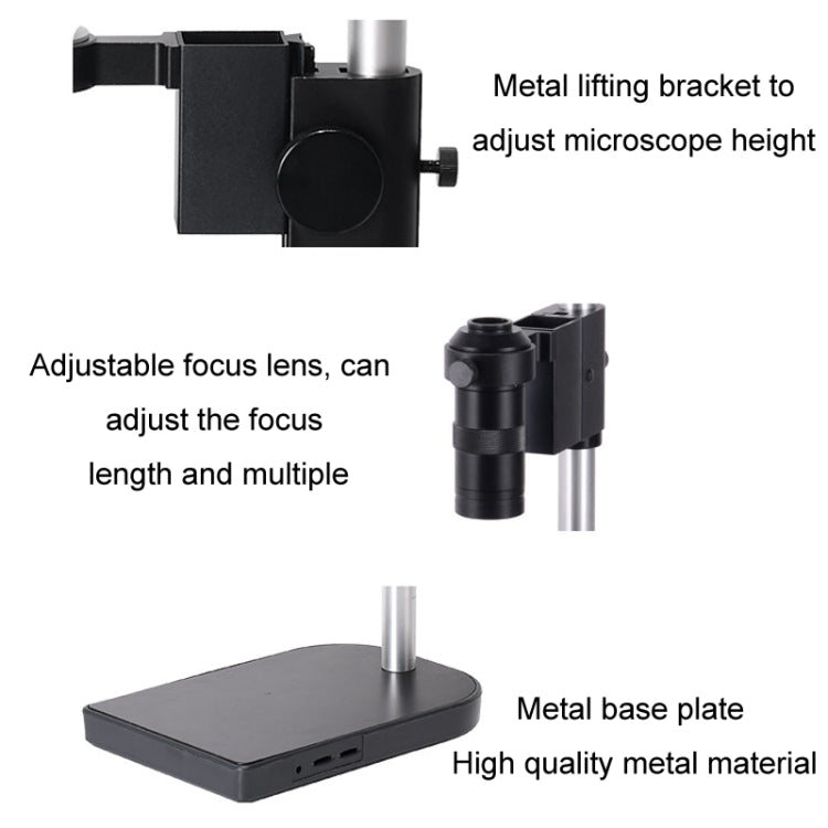 Measuring Electron Microscope Industrial Camera, Specifications: 30 Frames 16 Megapixel Dual Interface With Measurement - free shipping - PMC TechLife - Order now!