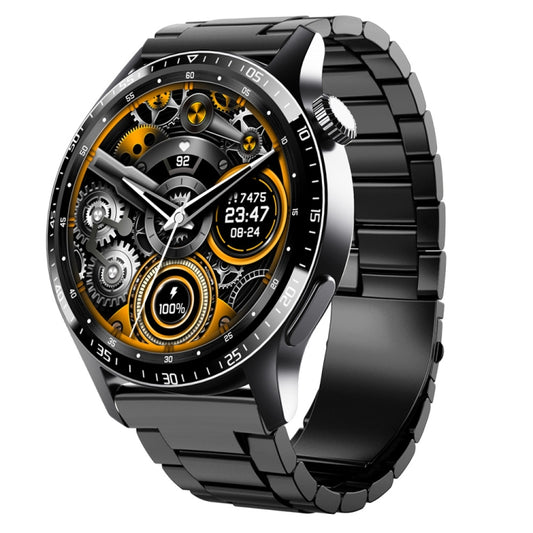 F207 Smart Watch 1.35-Inch Narrow Edge Screen Supports Bluetooth Calls / 24H Health Monitoring / 150+ Sports Modes, Color: Black 3-Beads Steel - Smart Watches by PMC Jewellery | Online Shopping South Africa | PMC Jewellery | Buy Now Pay Later Mobicred