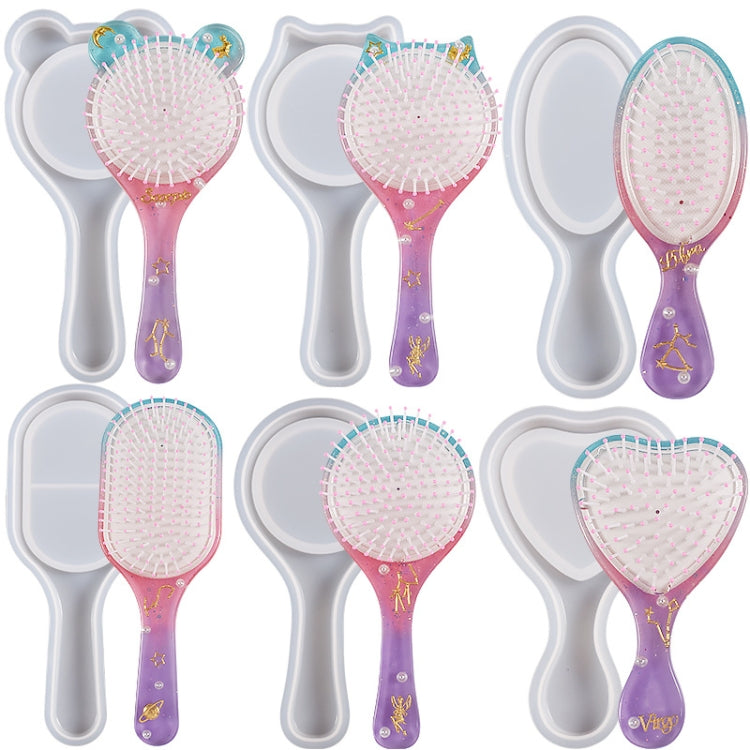Air Cushion Comb Set Silicone Mold DIY Epoxy Resin Craft Making Mold, Spec: Bear Ear 002 - free shipping - PMc TechLife - Order now!