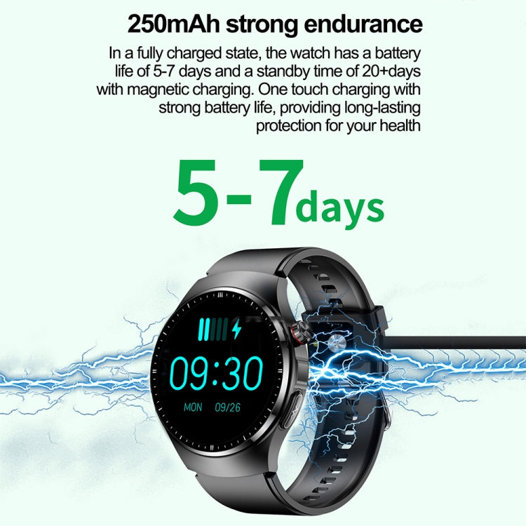 TK25 1.39-inch IP67 Waterproof Sports Health Monitoring Smart Bluetooth Calling Watch(Black Silicone) - Smart Watches by PMC Jewellery | Online Shopping South Africa | PMC Jewellery | Buy Now Pay Later Mobicred