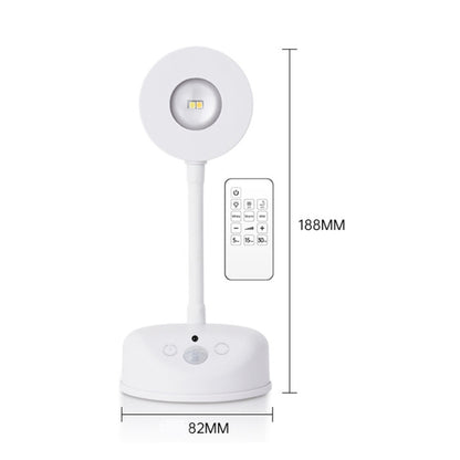 Rechargeable LED Motion Sensor Wireless Spotlight With Remote Control 2000mAH White - Sensor LED Lights by PMC Jewellery | Online Shopping South Africa | PMC Jewellery | Buy Now Pay Later Mobicred