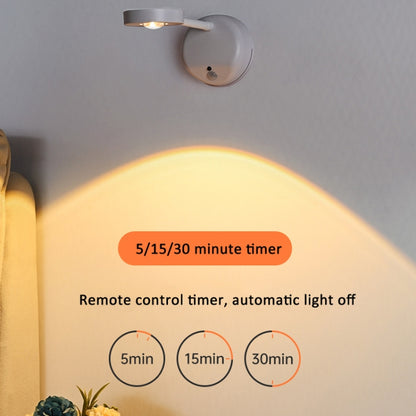 Rechargeable LED Motion Sensor Wireless Spotlight With Remote Control 2000mAH White - Sensor LED Lights by PMC Jewellery | Online Shopping South Africa | PMC Jewellery | Buy Now Pay Later Mobicred