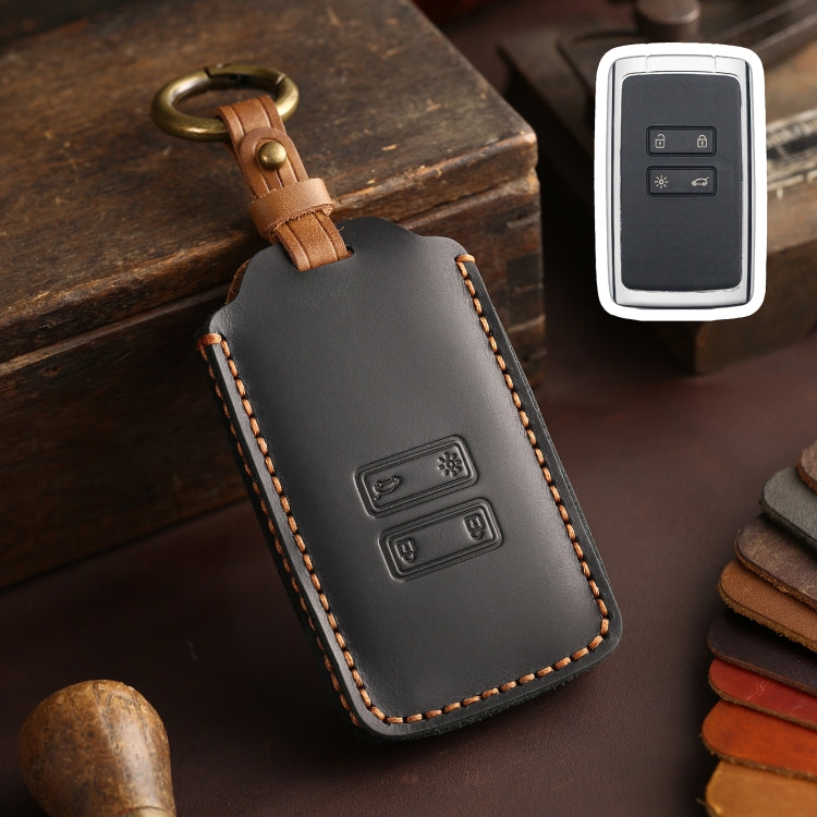 For Renault Koleos 2022 Hallmo Car Key Case(Black) - Car Key Cases by Hallmo | Online Shopping South Africa | PMC TechLife | Buy Now Pay Later Mobicred